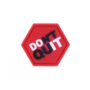 DONT QUIT CATCHPHRASE BALLISTIC HEX PATCH BH00033