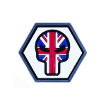 DEAD SKULL UK BALLISTIC HEX PATCH BH00036 - Image 1