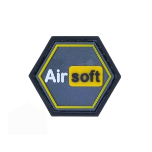 AIR-SOFT YELLOW BALLISTIC HEX PATCH BH00040