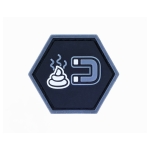 SHIT MAGNET DARK BALLISTIC HEX PATCH BH00041 - Image 1