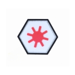 SUN ASIAN INSPIRED BALLISTIC HEX PATCH BH00047 - Image 1