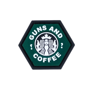 GUNS AND COFFEE BALLISTIC HEX PATCH BH00050