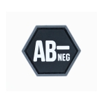 BLOOD GROUP AB- BALLISTIC HEX PATCH BH00121 - Image 1