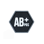 BLOOD GROUP AB+ BALLISTIC HEX PATCH BH00122 - Image 1
