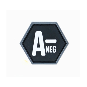 BLOOD GROUP A- BALLISTIC HEX PATCH BH00123