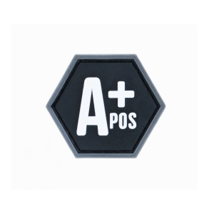 BLOOD GROUP A+ BALLISTIC HEX PATCH BH00124