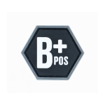 BLOOD GROUP B+ BALLISTIC HEX PATCH BH00126 - Image 1