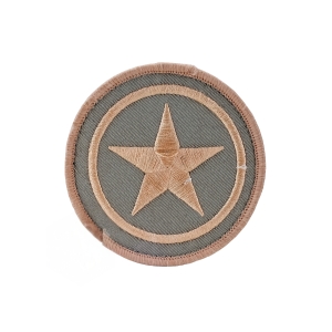 STAR PATCH ROUND TAN