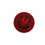 UK SPECIAL AIR SERVICE PVC PATCH RED ON BLACK UKSF-RED - Image 2