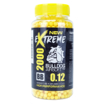 Extreme Bulldog 0.12G Yellow 2000 Airsoft BB Pellets - Image 1