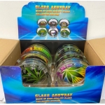 HX3008 Pack of 6 90MM Glass Ashtray - Image 1