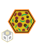 PIZZA BALLISTIC HEX PATCH BH00116 - Image 1