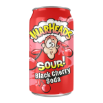 WR-BLACKCHERRY WARHEADS BLACK CHERRY SOUR SODA PACK OF 12 355ML - Image 1