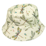499-20 DRAGONFLY REVERSABLE SUMMER BUCKET HAT - Image 1