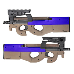 KING ARMS M3 TACTICAL P90 AEG AIRSOFT GUN - Image 1