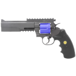 King Arms Python 357 Evil Co2 Tactical Airsoft Revolver Black Blue - Image 1