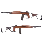 KING ARMS M2 PARATROOPER GAS BLOWBACK AIRSOFT GUN - Image 1