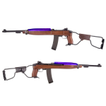 KING ARMS M2 PARATROOPER GAS BLOWBACK AIRSOFT GUN - Image 1