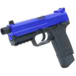 SRC SR-SP.45 USP TACTICAL CO2 AIRSOFT PISTOL WITH THREADED BARREL TWO TONE - Image 4