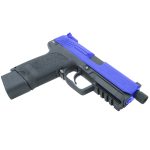 SRC SR-SP.45 USP TACTICAL CO2 AIRSOFT PISTOL WITH THREADED BARREL TWO TONE - Image 2