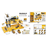 819A CONSTRUCTION PLAY SET WITH METAL CARS & METAL PLANE - Image 1