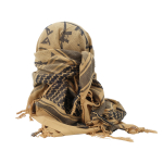 TX GUN DESIGN SQUARE SCARF - TAN - Image 4