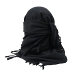 TX GUN DESIGN SQUARE SCARF - BLACK - Image 6