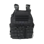 TRIMEX 0623-7 PLATE CARRIER TACTICAL MOLLE VEST BLACK - Image 2