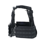 TRIMEX 0623-7 PLATE CARRIER TACTICAL MOLLE VEST BLACK - Image 3