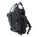 TRIMEX 0623-6 MILITARY SERVICE TACTICAL VEST BLACK - Image 3