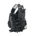 TRIMEX 0623-6 MILITARY SERVICE TACTICAL VEST BLACK - Image 6