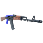 SRC AK74 GBB AIRSOFT GUN FULL METAL AND REAL WOOD GAS BLOWBACK TWO TONE - Image 2