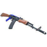 SRC AK74 GBB AIRSOFT GUN FULL METAL AND REAL WOOD GAS BLOWBACK TWO TONE - Image 4