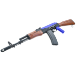 SRC AK74 GBB AIRSOFT GUN FULL METAL AND REAL WOOD GAS BLOWBACK TWO TONE - Image 5