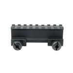 TRIMEX PICATINNY RISER MOUNT FOR SCOPES AND OPTICS 85MM 8 SLOT - Image 2