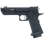 SRC Night Viper JW4 Hi-Capa Gas Airsoft Pistol Black With Hard Case - Image 1