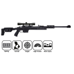 MILBRO ROUGE BREAK BARREL AIR RIFLE TACTICAL STOCK .22 - Image 1