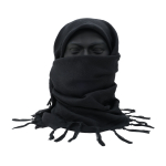 TX GUN DESIGN SQUARE SCARF - BLACK - Image 1