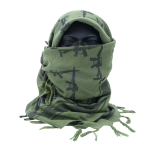 TX GUN DESIGN SQUARE SCARF - Green - Image 1