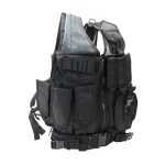 TRIMEX 0623-6 MILITARY SERVICE TACTICAL VEST BLACK - Image 1