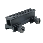 TRIMEX PICATINNY RISER MOUNT FOR SCOPES AND OPTICS 85MM 8 SLOT - Image 1