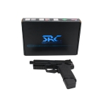 SRC SR-SP.45 USP Tactical CO2 Airsoft Pistol With Threaded Barrel Black - Image 4