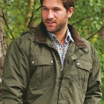 BALMORAL JACKET BY CHAMPION – OLIVE - Image 1