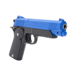 G38 Galaxy Airsoft Metal Spring Pistol - Two Tone - Image 4