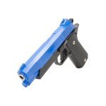 G38 Galaxy Airsoft Metal Spring Pistol - Two Tone - Image 7