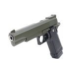 G6 Galaxy Airsoft Metal Spring Pistol - Green Two Tone - Image 3