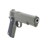 G13 Galaxy Airsoft Metal Spring Pistol - Green Two Tone - Image 4
