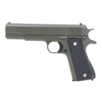 G13 Galaxy Airsoft Metal Spring Pistol - Green Two Tone - Image 1