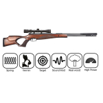 REMINGTON WAR HAWK UNDERLEVER AIR RIFLE WITH SCOPE .177 - Image 1