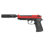 SR92 X2 GAS AIRSOFT PISTOL WITH SILENCER - Image 1